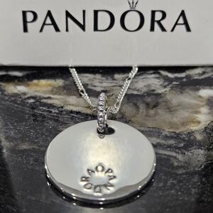 PANDORA Love Engraved Necklace No. ENG397122